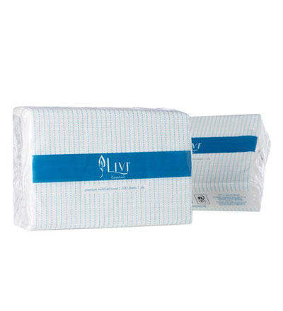 Livi Essentials Multifold Towel 200s - Pkt 20