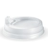 80mm Biocup PS Sipper White Lid - Ctn. 1000 