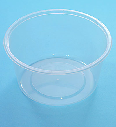 Round Container - Clear 440ml  Pkt 50