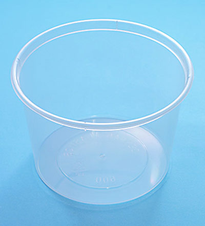Round Container - Clear 600ml  Pkt 25