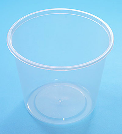 Round Container - Clear 700ml  Pkt 25 