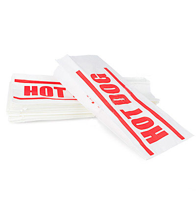 Printed Hot Dog Bag Pkt 1000