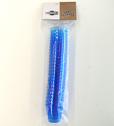 Disposable Shot Glass Blue 30ml - Pkt. 25