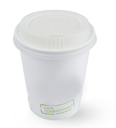 100% Compostable 8oz Single Wall Cup Ctn 1000