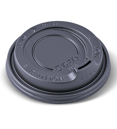 12-16-20oz Ripple Cup Lid Black Ctn 1000