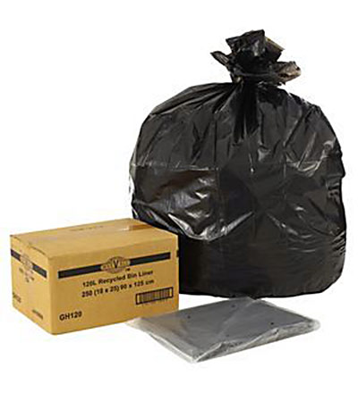MaxValu Bin Liners 120L Pkt 250 