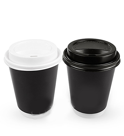 12oz Double Wall Cup Black Ctn 500