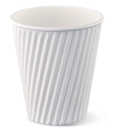 12oz Ripple Cup White Ctn 1000