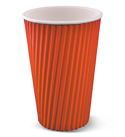 16oz Ripple Cup Red Ctn 500