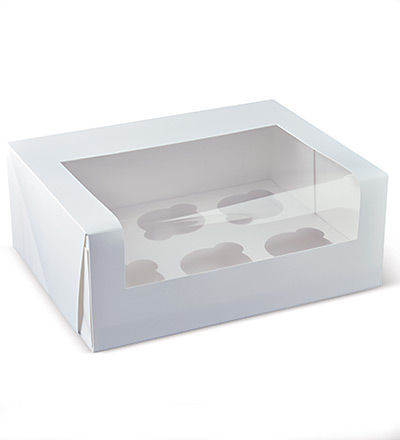6 Cupcake Window Box Ctn 100