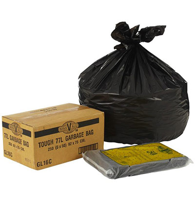 MaxValu Bin Liner 77L  Pkt 250