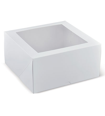 9 inch Deep Window Cake Box Ctn 100