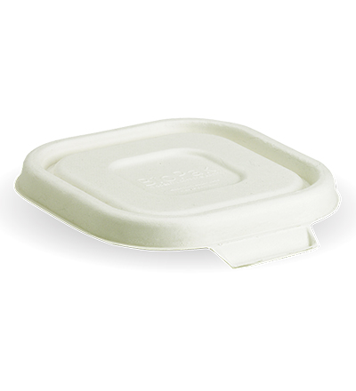 280 & 630ml  BioCane Flat Lid White - Ctn 600