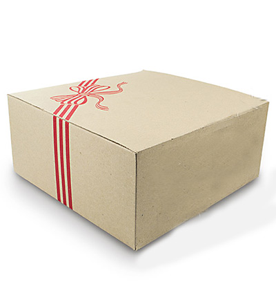 Cake Box Heavy Duty 255x255x115mm Pkt 25