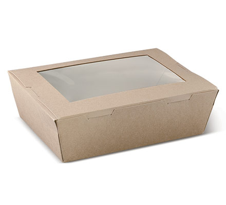Large Window Lunch Box - 195x140x65mm -Ctn 200 