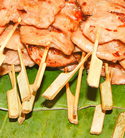 Oar Style Skewer 120mm - Natural - Pkt 100  
