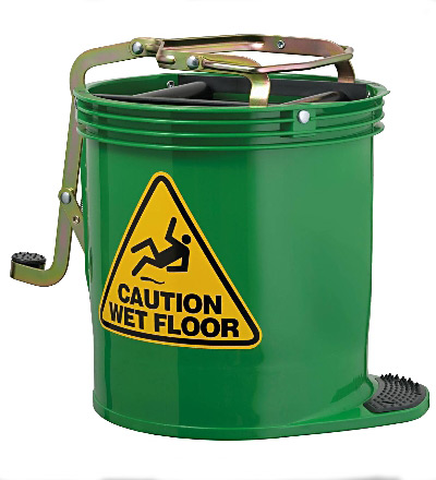 Oates Wringer Mop Bucket, Green. 15lt