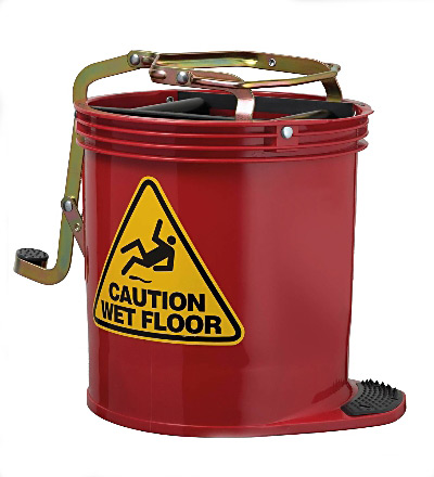 Oates Wringer Mpp Bucket, Red. 15lt